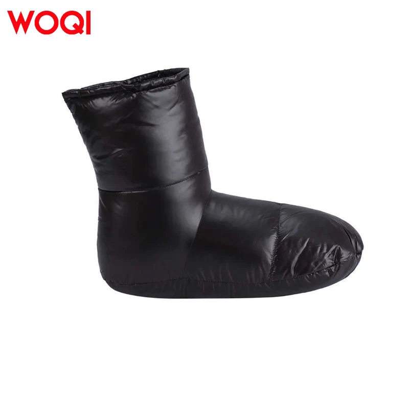 WOQI High Quality Soft down Filled Boots Windproof and Waterproof with Booties Warm Sleeping Gear Accessories