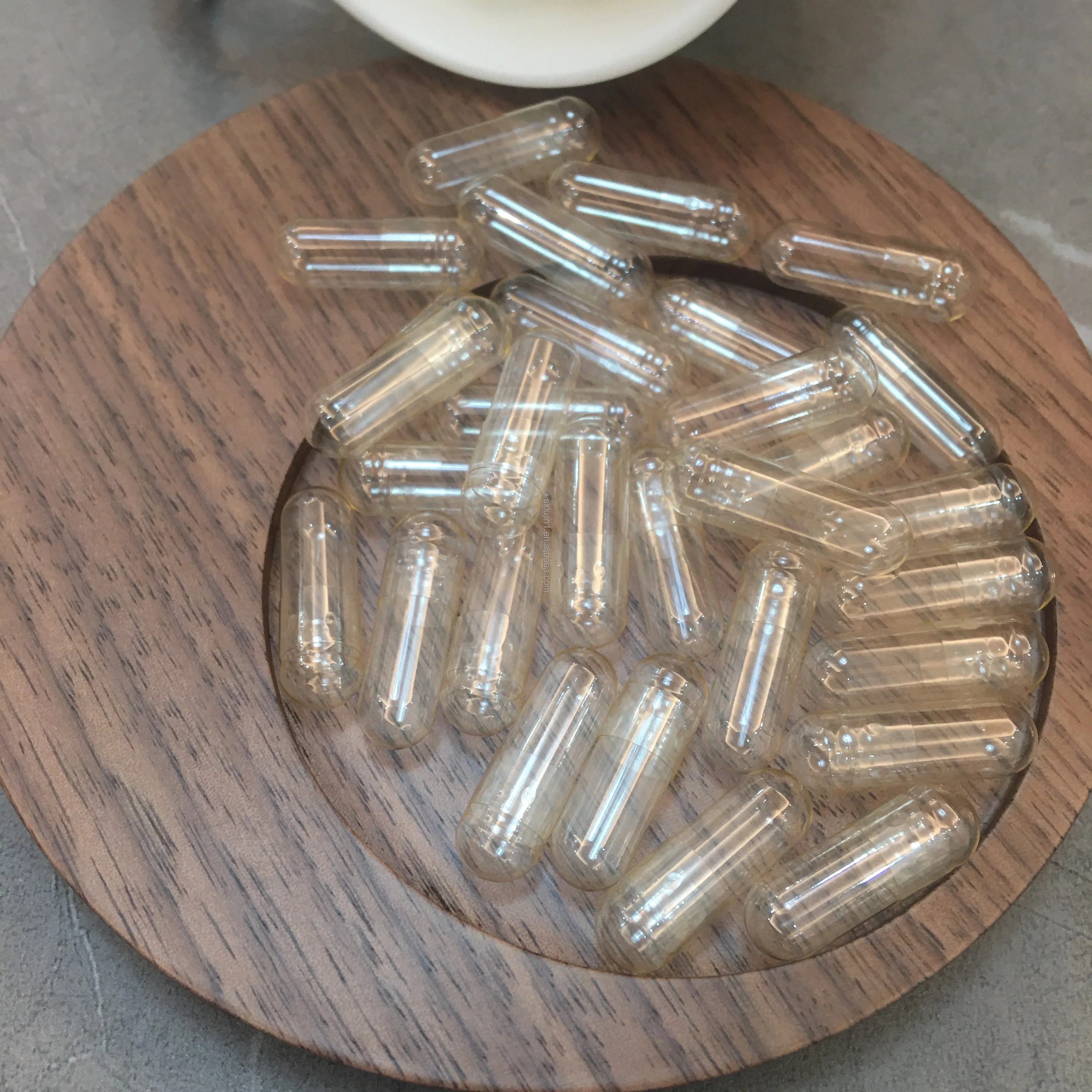 Wholesales Transparent Clear Empty Hard Gelatin Capsules Size 0 00 000 1 2 3 4 5