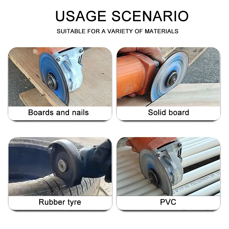 4 1/2 Inch 115 mm Tungsten Carbide Cut Off Wheel Wood Cutting Disc for Wood, Laminate, Plastic