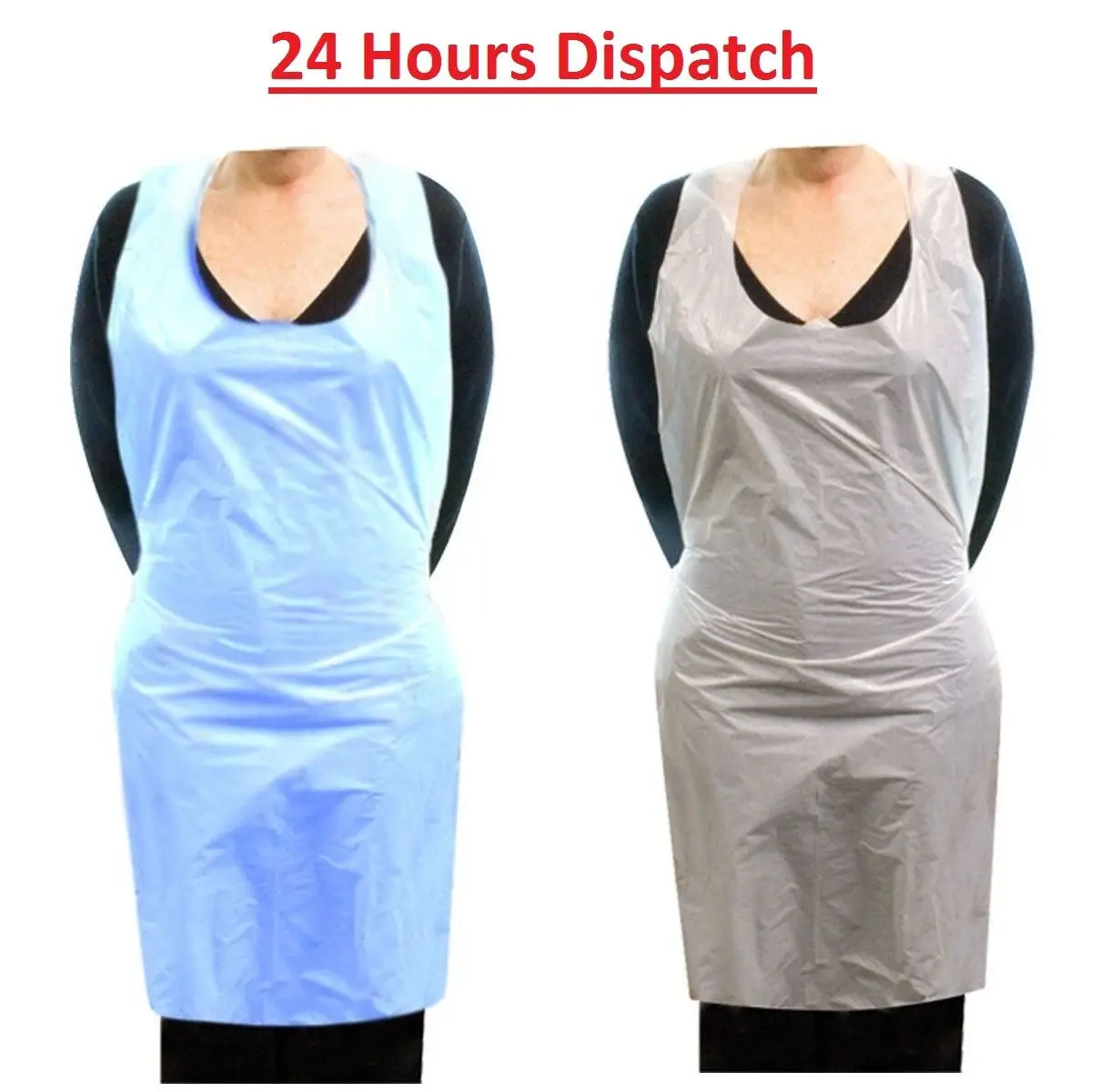 Customized Size Disposable Plastic PE Apron Protective Waterproof Kitchen Aprons thick plastic disposable aprons