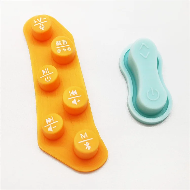 Silicone Rubber Keypad Manufacturer Rubber Keypad Button With Logo Printing