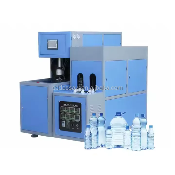 Factory sales 1500ml Semi-Automatic Single Cavity Small Pet Bottles Blowing Molding Machine plastic bottle blower
