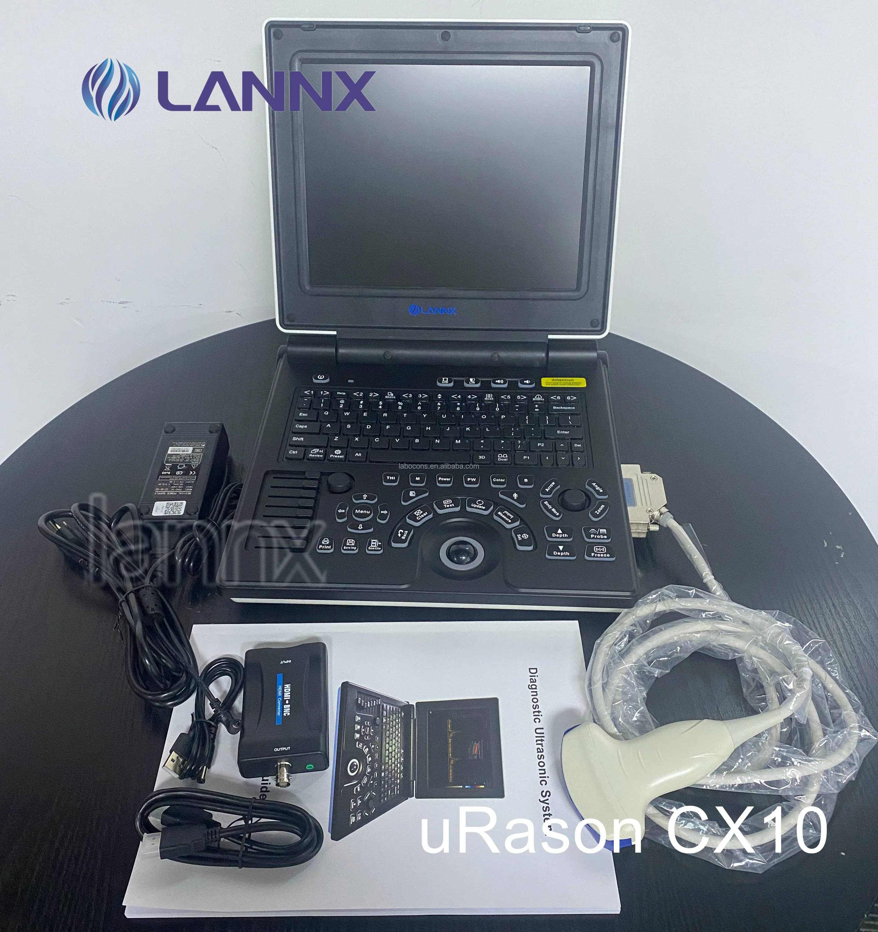 LANNX uRason CX10 Most popular ultrasonic Portable Hand Ultrasound Color Doppler Imaging Diagnostic Ultrasound Equipment
