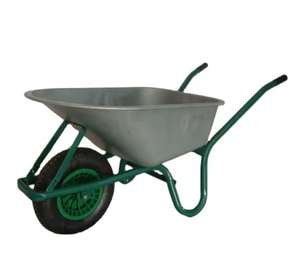 
 Металлическая тачка WB6414T, Цинковый лоток, 160 кг  