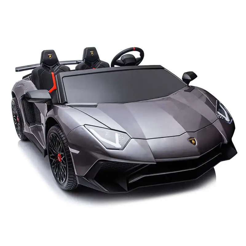 Лицензионный детский автомобиль Lamborghini пуэртадор SV 24 В Двухместный Электрический с бесщеточным Мотором для родителей и детей