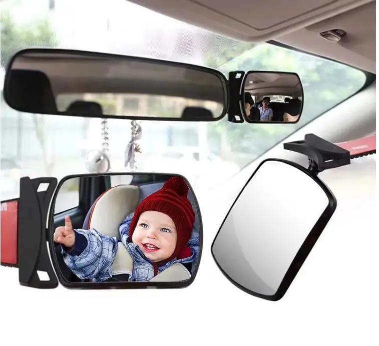 Car Seat Back Rear View Mirror For Baby Mini Safety Convex Mirrors Kids Monitor Adjustable Auto Child Infant Rearview Mirror