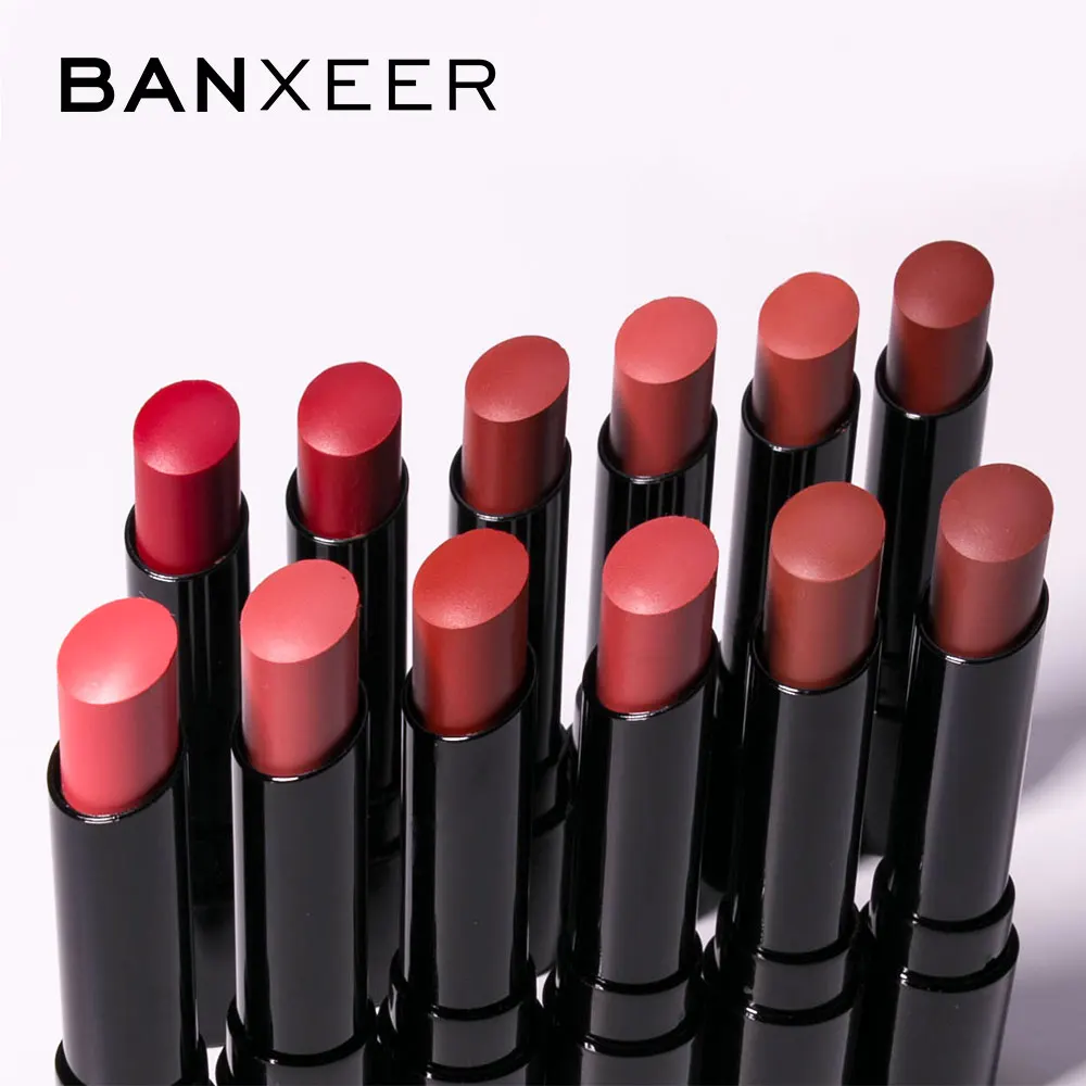 BANXEER помада, низкая цена, высокое качество, Классическая бархатная матовая помада, оптовая продажа