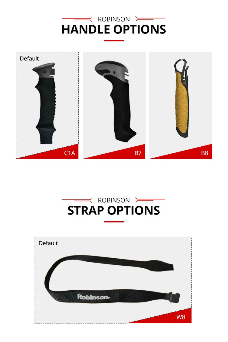 
Robinson trekking light weight high strength carbon fiber walking stick trekking poles Lucian series 