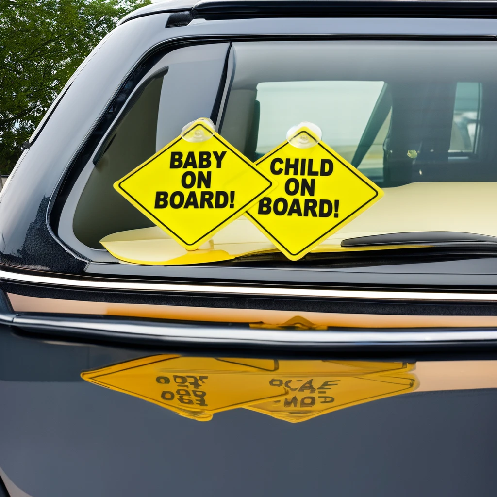 Popular Custom Baby on Board Sign Plastic Car Sign  Product-Baby Supplies