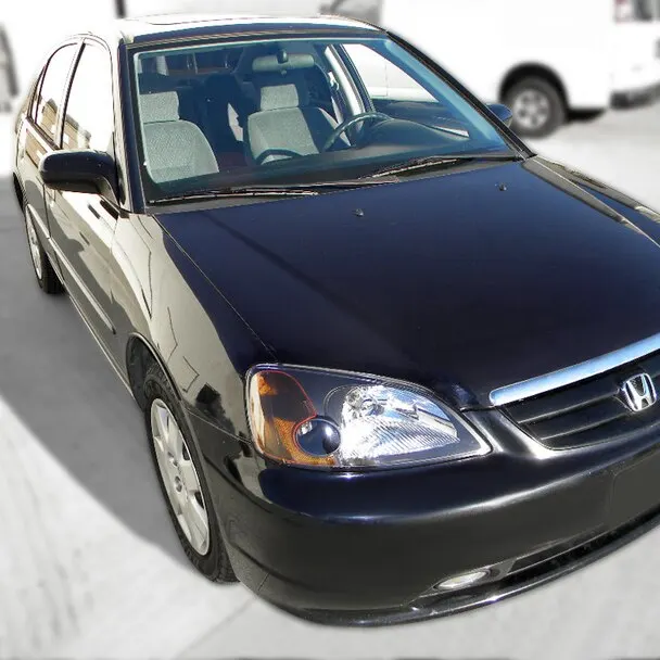 Автомобильная фара с черной рамкой для HONDA 2001-2003 CIVIC 33151S5AA01/33101S5AA01 HO2502116/HO2503116