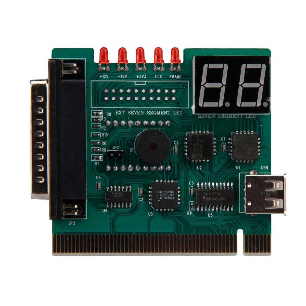 USB Diagnostic Test Card 2 Bit with Parallel Port Notebook
