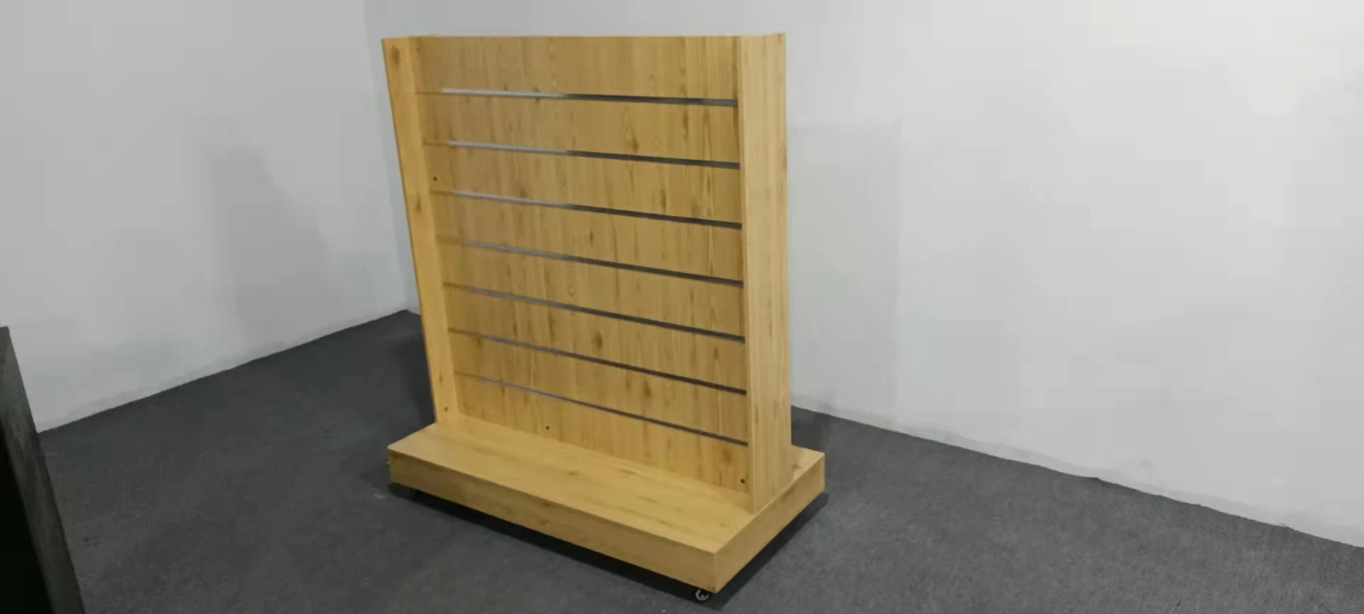Кеуэй пользовательские полки для супермаркетов MDF Slatwall дисплей полка