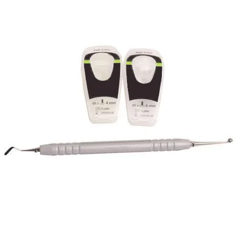 Foshan meite New Dental Optrasculpt Resin Molding Filling Tools with Composite Resin Pad Kit Dental Filling Spatulas Foam Pad