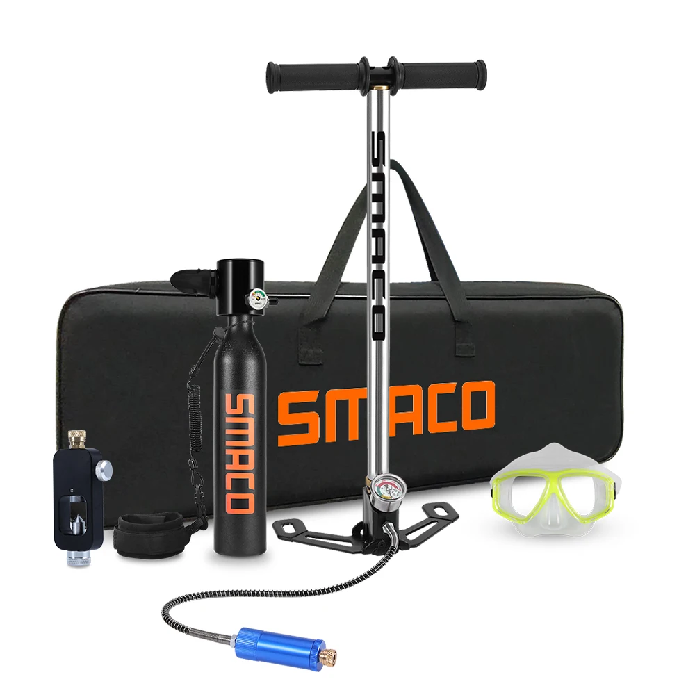 
Outdoor Swimming Pool 2020 New Beach Product Ideas Diving Equipment 0.5l Mini Scuba Tank Sale Set Water Sports Aviation Aluminum 