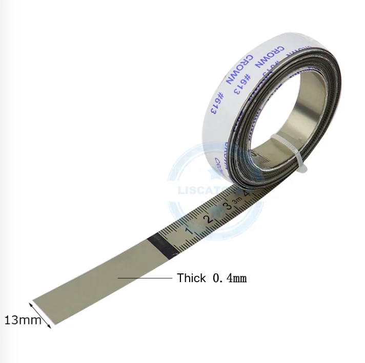 Stainless steel scale adhesive scale with adhesive plate ruler self-adhesive ruler mechanical ruler can stick to the work table
