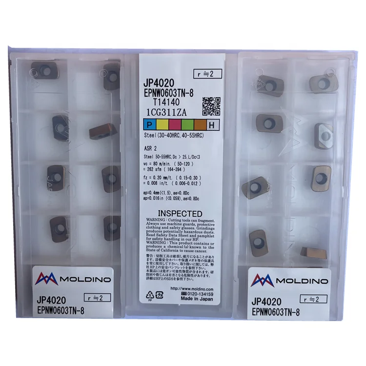 EPNW0603TN-8 JP4020 MOLDINO Hitachitool Indexable Carbide Milling Insert