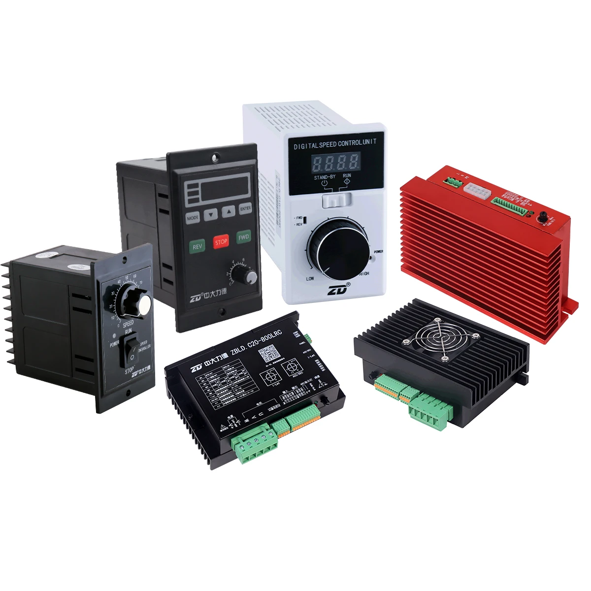ZD Brand Various Low Voltage High Voltage 24V 48V 110V 220V AC Or DC Brushless BLDC Motor Driver Controller