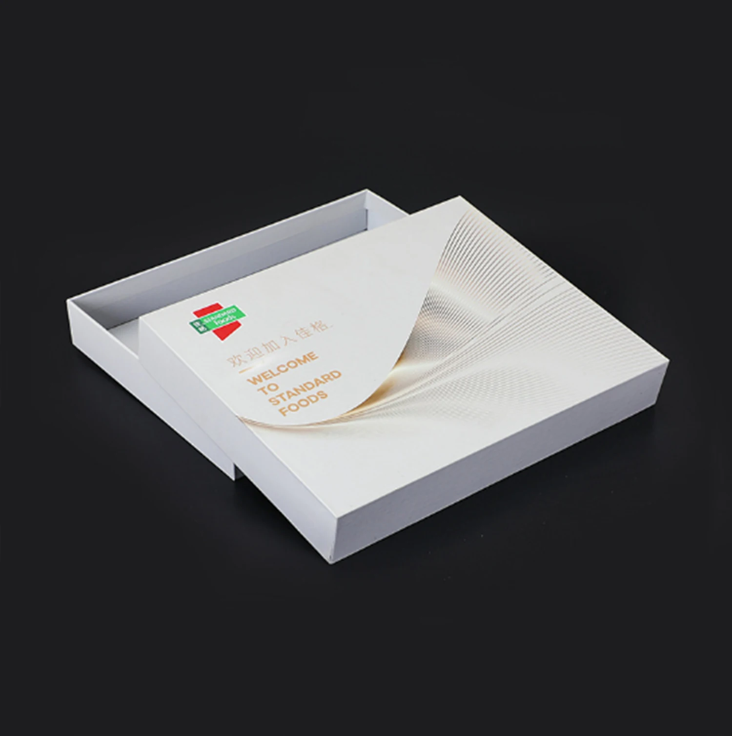 Factory Personalized custom size printing logo tiandi Lid&base paper boxes with PVC inner tray packaging box Rigid gift box