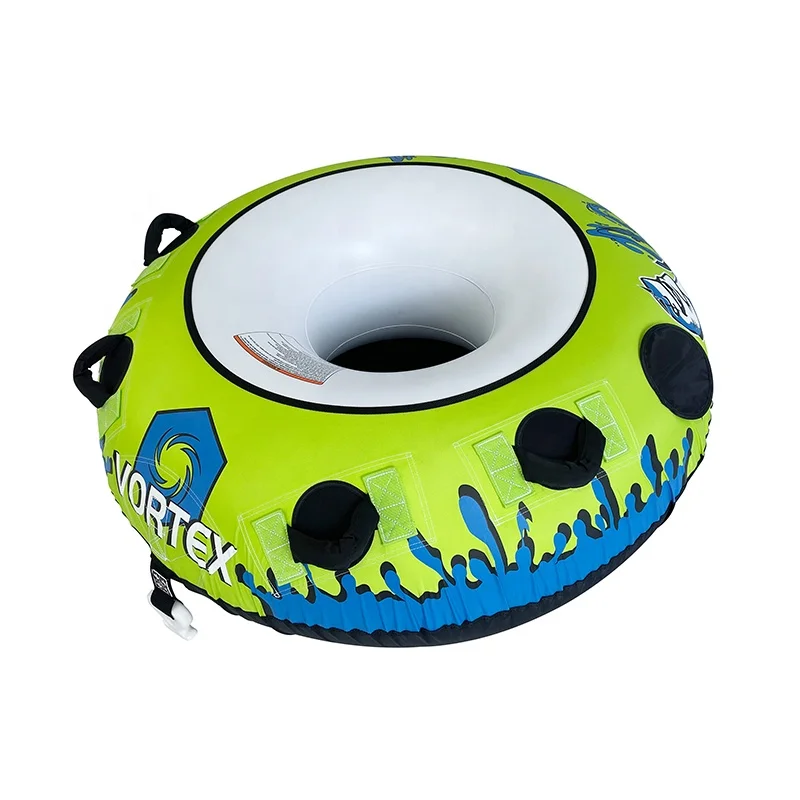 Cheap 1 Rider Inflatable Towable Round Lake Tube for Adults and Kids