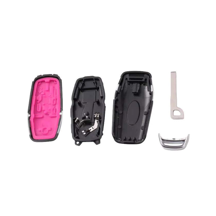 4 Buttons Smart Keyless Entry Remote Key Fob Case Cover For Mustang ExplorerTaurus Fusion Edge Lincoln Car Key Shell