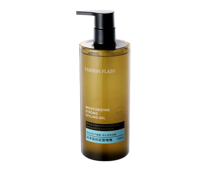 400ml hair gel moisturizing strong styling gel strong shape without stiff long lasting original movement customize