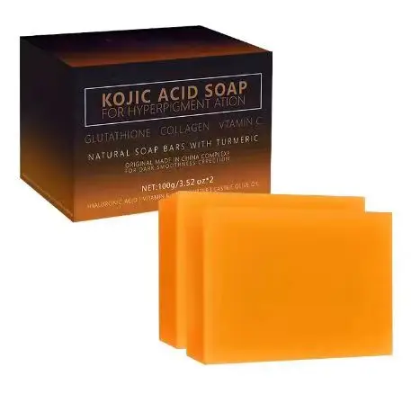 Wholesale Natural Organic Original Honey Turmeric Skin Whitening Kojic Acid Soap Private Label Turmeric & Kojic Acid Soap
