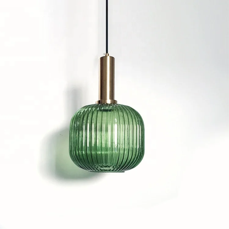 Modern Decor frosted ball Glass Amber Fitting Pendant Light glass lamp shade