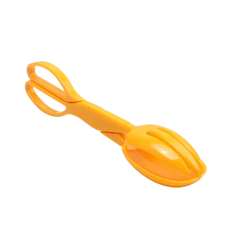 Custom Package Kitchen Bread Clip 11 Inch Detachable Salad Serving Scissor Tong Plastic Food Tongs