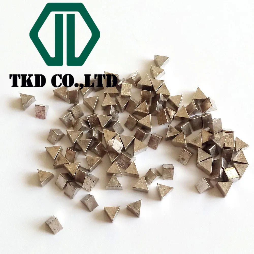 Nickel coating Thermal Stale Poly crystalline Diamond TSP parts for drill bits