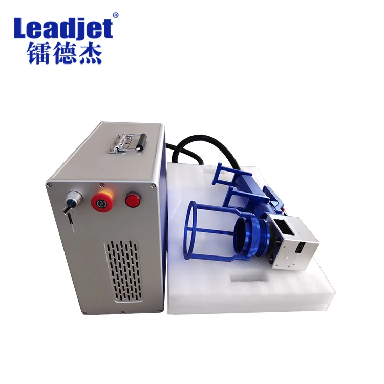Automatic Handheld Portable Industrial Fiber Laser Marking  Machine/Coding Printer On Plastic/Metal/Ceramic/Glasses