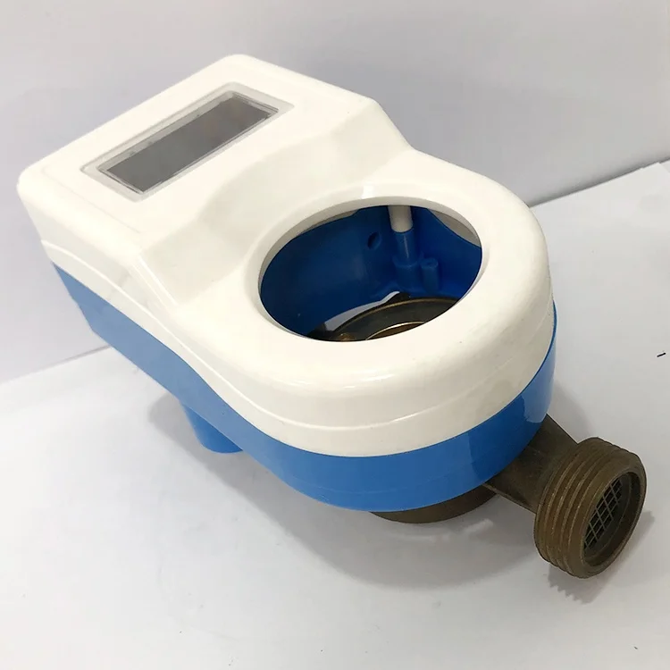2020 blue and white smart water meter plastic body