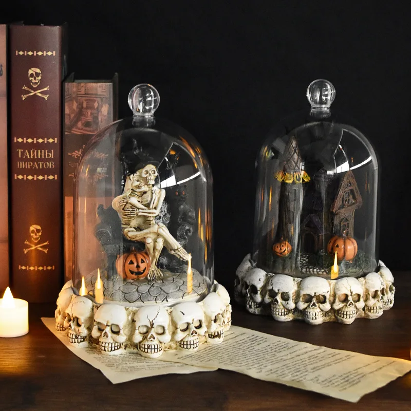 Hot Selling Custom Resin Crafts Figurines Glass Balls For Halloween Holiday Figurine Resin Crafts
