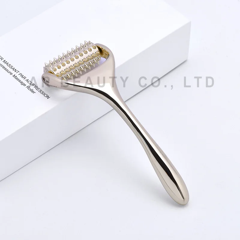 2023 New Design OEM Custom Logo Derma Roller Face Lift  Massager Roller Facial Roller