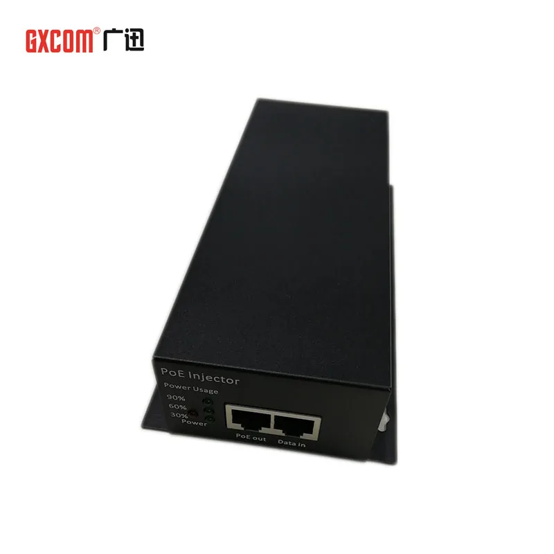 High Power gigabit IEEE802.3 af at BT 60w 90w 10/100/1000Mbps PoE injector