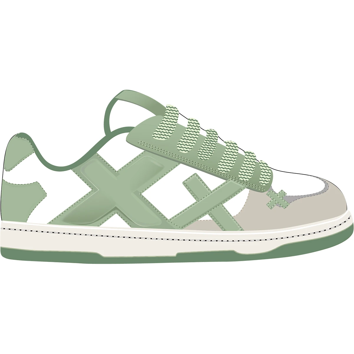 Casual White Men Sneaker Shoes Pour Homme Thick Foam Designer Custom Sneakers For Men Women And Ladies Walking Shoes