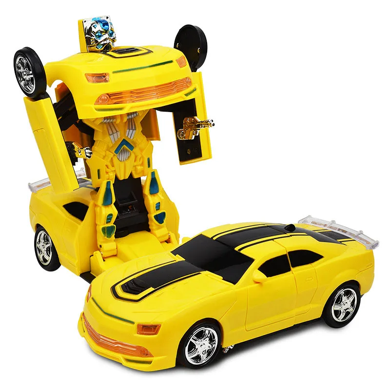 
Wholesale children electric car deformation robot car toy electric deformation 
