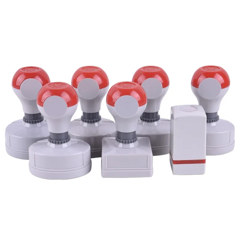 7mm Rubber Flash Stamp Case Pre Inked Flash Stamps with Foam