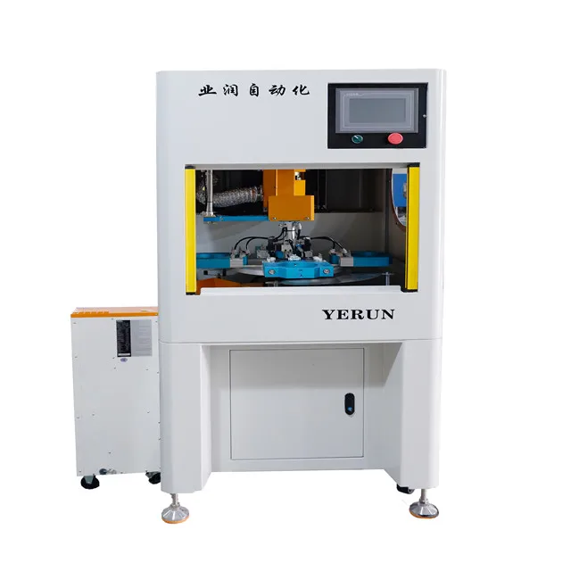 automatic  eco oil filter   four station ultrasonic welding the covers  thermal machine