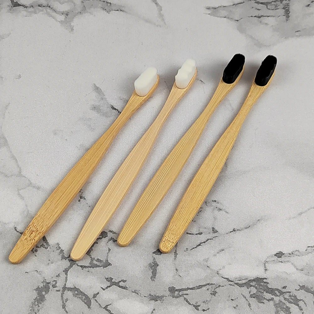 Best Eco Friendly Reusable Hotel Travel Ergonomic Soft Biodegradable Organic Charcoal Bamboo Case Bamboo Toothbrush with Logo