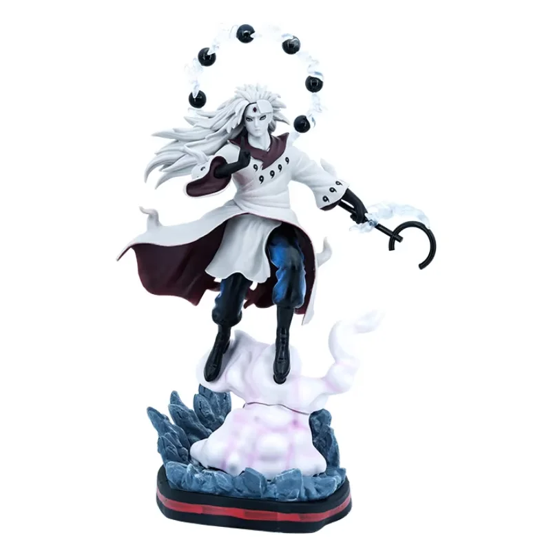 Narutoes Shippuden 36cm UchihaMadara PVC Anime resin Model Toy Anime action Figures