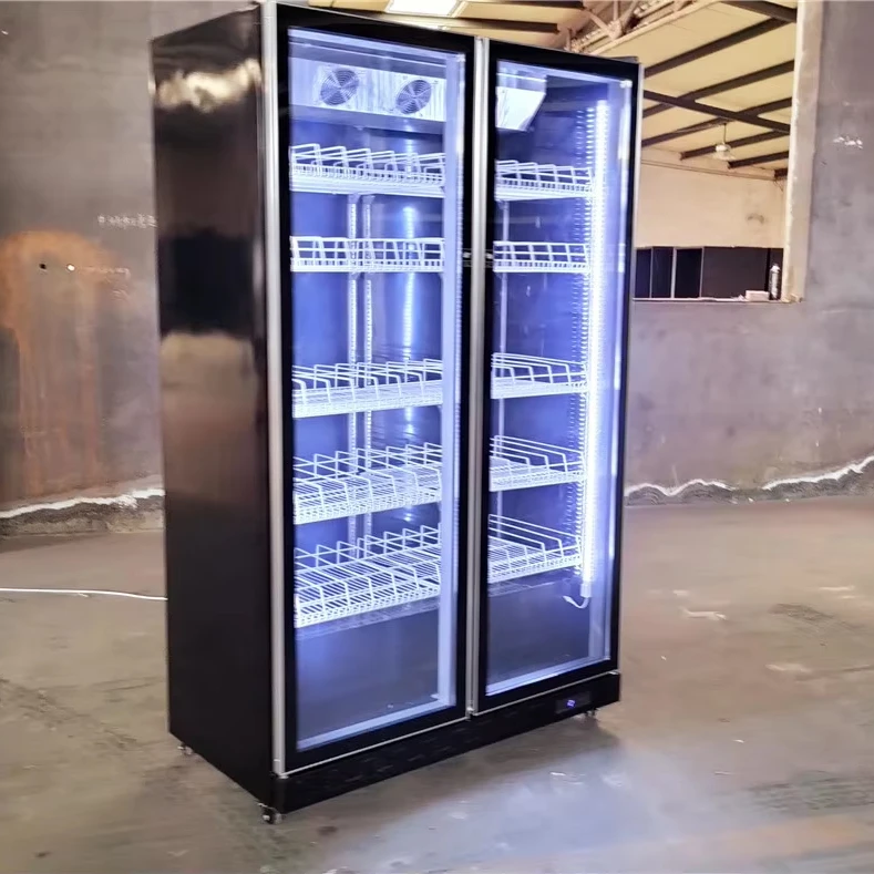 2 Door Air Cooling Beverage Cooler Beverage cooler Drink Refrigerator