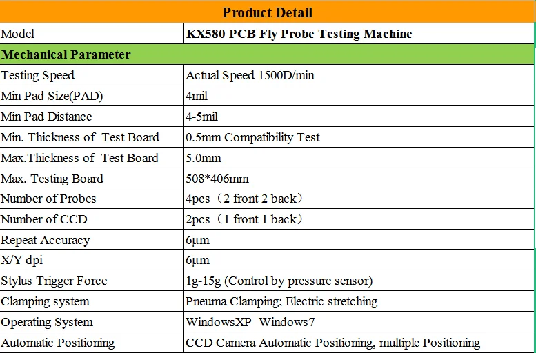 PCB Fly Probe Testing Machine for pcb