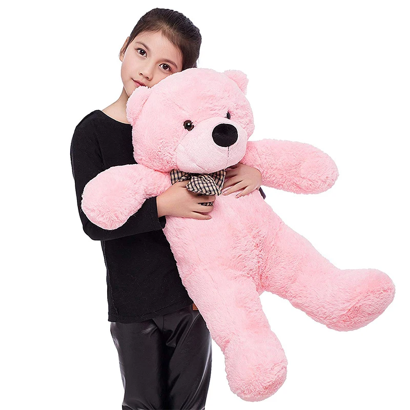 Niuniu Daddy 32in/80cm soft unstuffed plush animal huge toys teddy bear skin for baby children