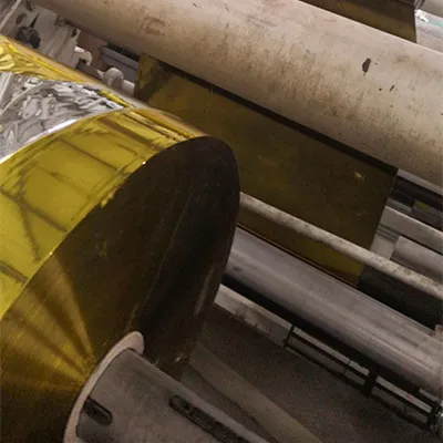 12 micron Silver Colored PET Film VMPET Film for lamination