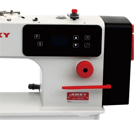 Good Quality JK9808 High Speed Direct Drive Single Needle Lockstitch Sewing Machines for Fabric with Table Apparel Machine Parts