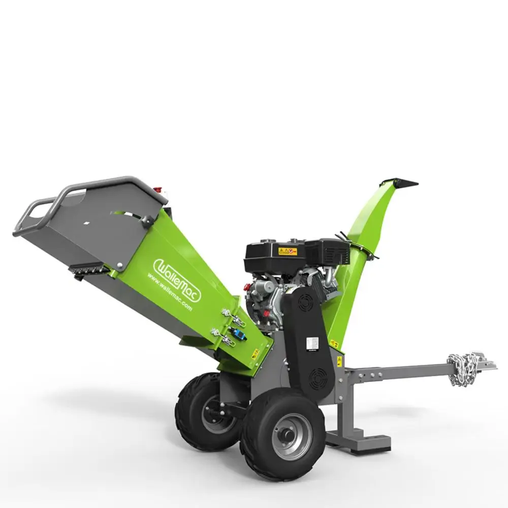 electric start Forestry Machinery wood shredder for forrest use engine wood chipper
