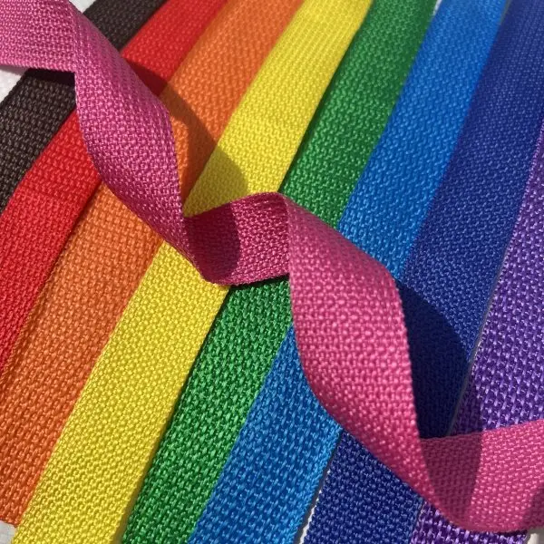 High quality Manufacturer 3.0cm color beaded webbing polypropylene webbing edge accessories webbing strap
