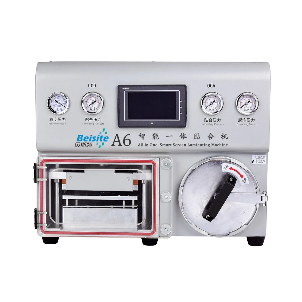 Novecel A6 All in1 Vacuum Laminator With One Base Mold And Six Units iphone High Precision Laminating Mold