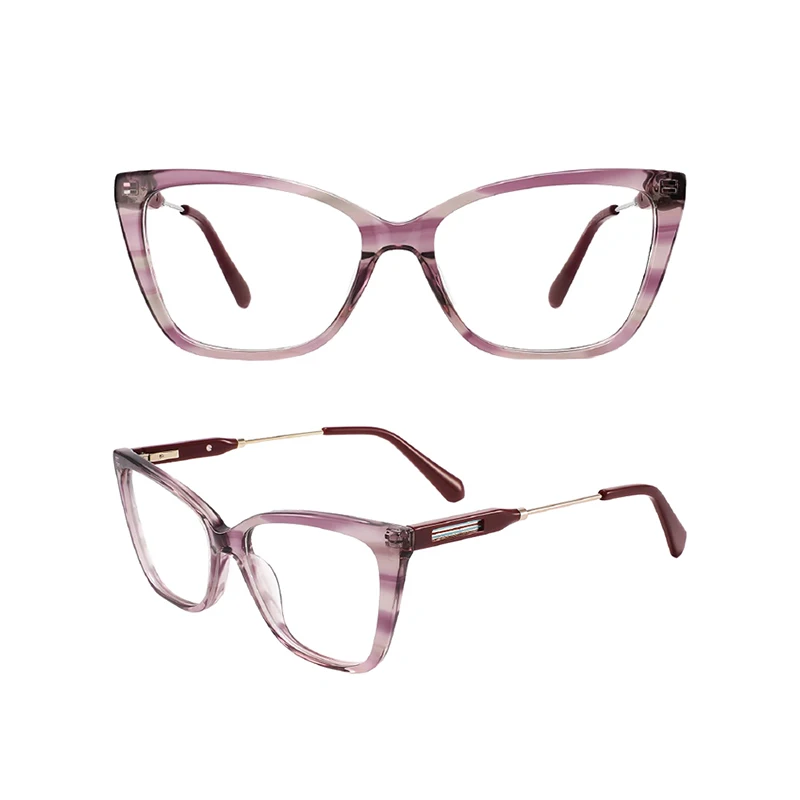Hot Sales Ready Stock Acetate Polishing Repairable Spring Hinge Eyeglasses Frame Acetate Fashion Glasses Frames