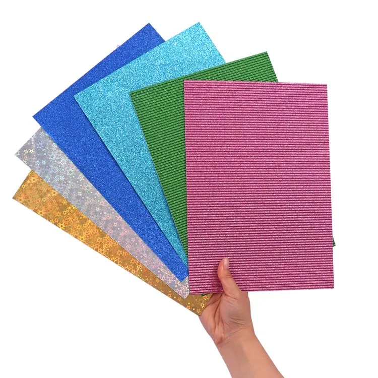 Картонная гофрированная бумага для рукоделия